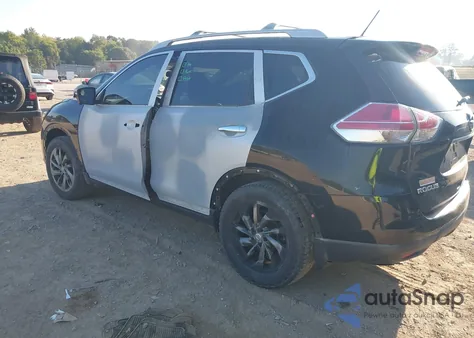 2015 Nissan Rogue Sl z USA, uszkodzony, nr VIN 5N1AT2MT0FC861774